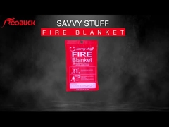 Awaryjny koc z włókna szklanego odporny na ciepło do domu i szkoły