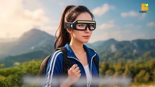 Ładowalna latarka czołowa głośnomówiąca do pracy i na zewnątrz