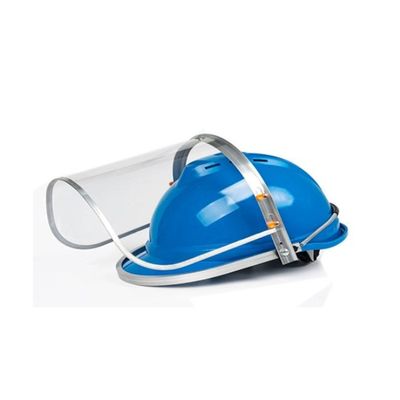 kupować Twarda czapka z piły łańcuchowej PVC z wodorostkową maską twarzy i zawieszeniem 6-punktowym dla bezpieczeństwa budowy produkcja online