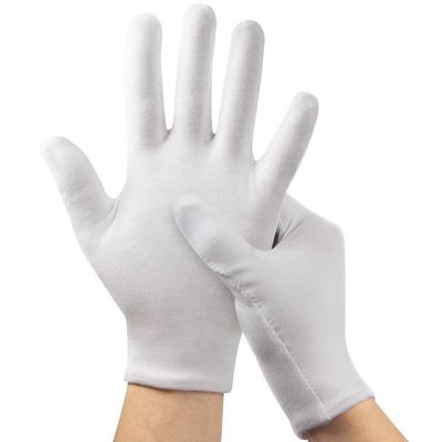 kupować M- XXL Krajobrazowe bawełniane rękawiczki do rąk, które można prać do inspekcji pracy, białe produkcja online