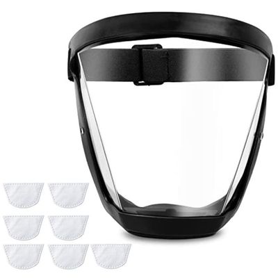 kupować Czarna pełna osłona twarzy Clear Anti Fog Osłona twarzy High Definition produkcja online