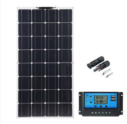 kupować Wodoodporny elastyczny panel słoneczny 100W 12V monokrystaliczny z kontrolerem ładowania produkcja online