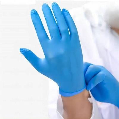 Dobra cena. Certyfikowane przez CE rękawiczki azotylne bez proszku z uchwytem teksturowanym na końcach palców do pracy bezpieczeństwa w Internecie