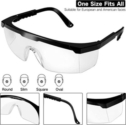 Dobra cena. Unisex Clear Eye Protection Okulary ochronne Anti Scratch Anti Fog Gogle ochronne w Internecie