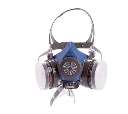 Dobra cena. PPE ABS Silikonowa półmaska ​​Respiratory Tarcza do bezpieczeństwa chemicznego gazu 17 x 12,5 cm w Internecie