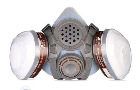 Dobra cena. Biało-brązowa półmaska ​​Respiratory przeciwgazowe Respirator w sprayu Chemiczny organiczny w Internecie