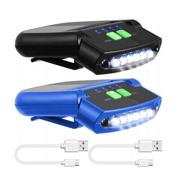 Dobra cena. IP44 Hands Free Headlamp Work Light Clip On Cap Rechargeable Work Headlight w Internecie