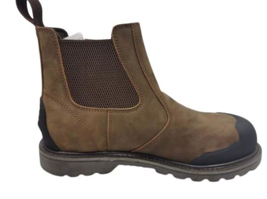 Dobra cena. Gumowe buty ochronne Goodyear Skórzany ochraniacz na palce Crazy Horse Kick Off Steel Work w Internecie