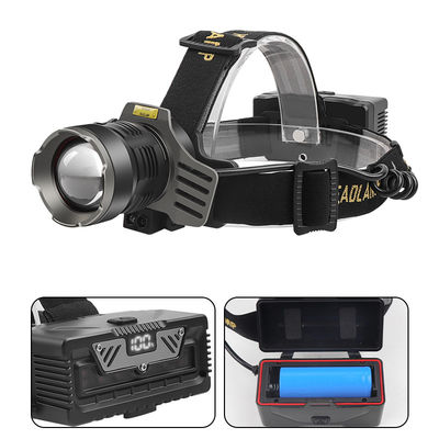 Dobra cena. FTH653-1 Światło główne naładowalne 1200 Lumen wodoodporne IPX4 z czarnym stopem aluminium + ABS w Internecie